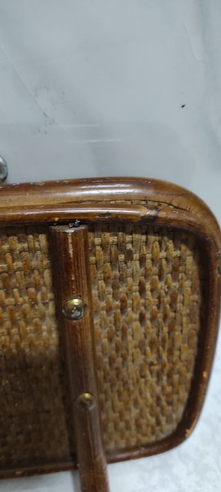 Perchero Pared Bambú Vintage