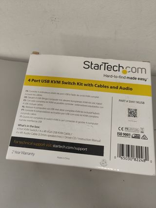 StarTech SV411KUSB - Conmutador Swit