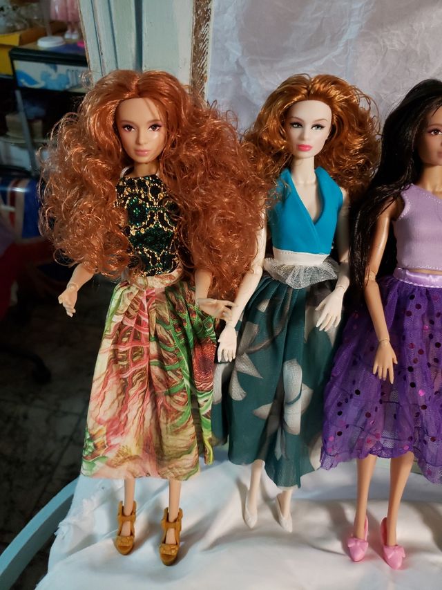 5 Muñecas Fashion: Vestidos únicos
