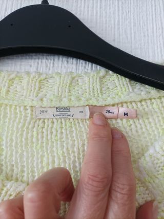 Suéter amarillo mujer