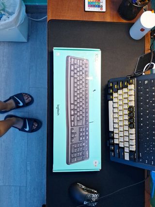 Teclado Logitech Oficina Usb Español