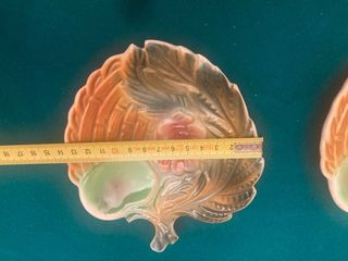 6 Platos Postre Vintage Años 60