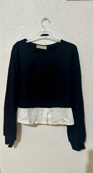 Jersey negro y blanco