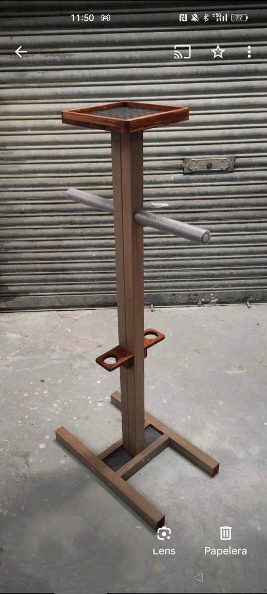 Soporte y diana arco