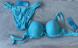 Bikini O Censored turquesa S