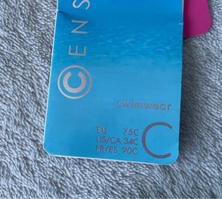 Bikini O Censored turquesa S