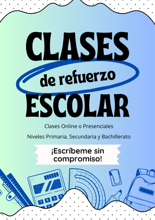 🎓 CLASES PARTICULARES DE REFUERZO 📚