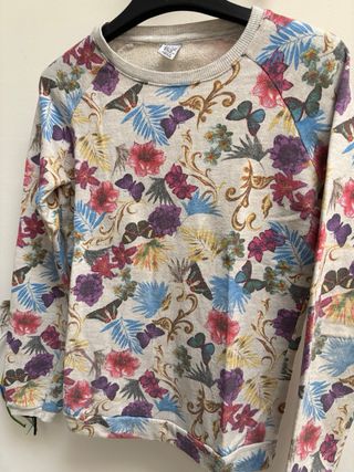 Felpa Zara Kids fiori farfalle 11-12 anni