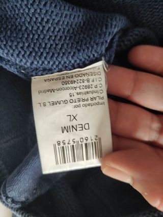 Chaqueta punto XL 