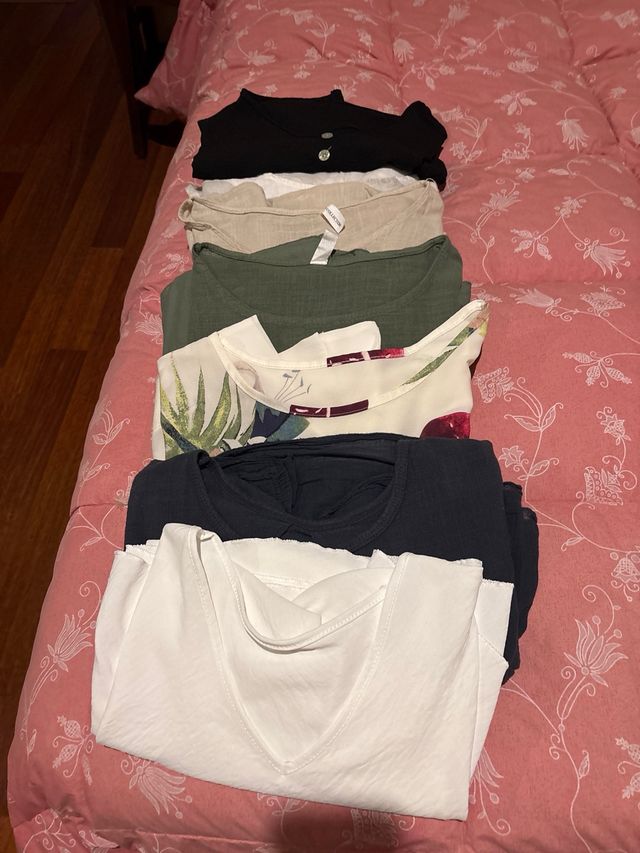 7 Camicette Lino Cotone Donna