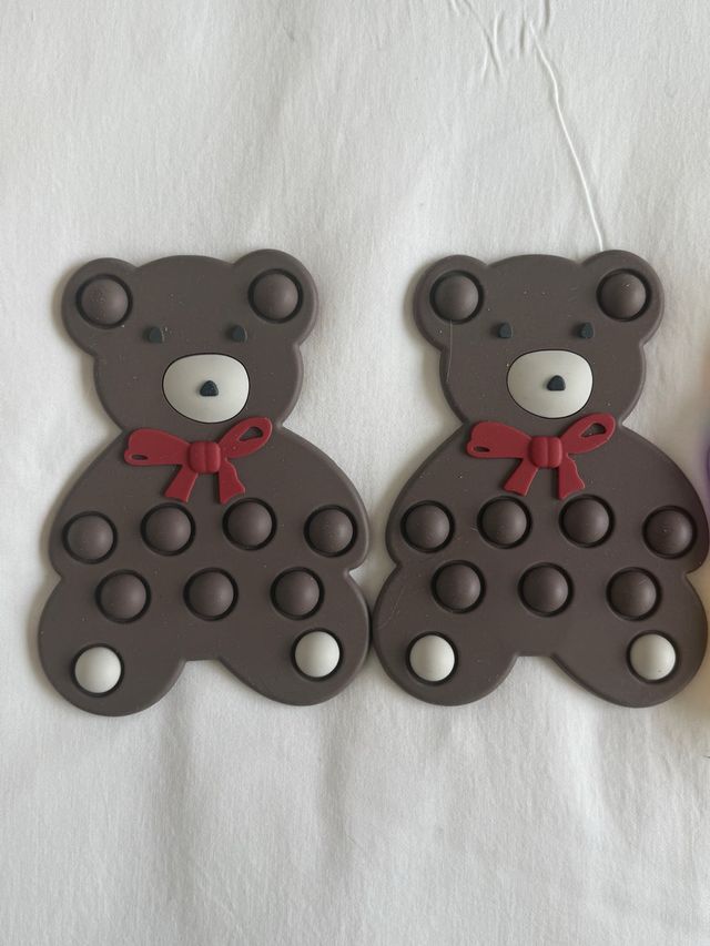 Pop it juego sensorial, osos, helado, paleta