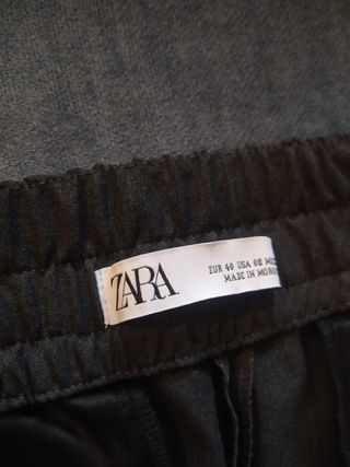 Pantalón pinzas mujer gris talla 38 sin estrenar 