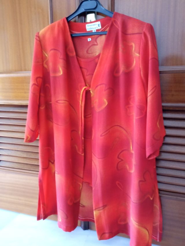 Blaser o blusón con blusa mujer