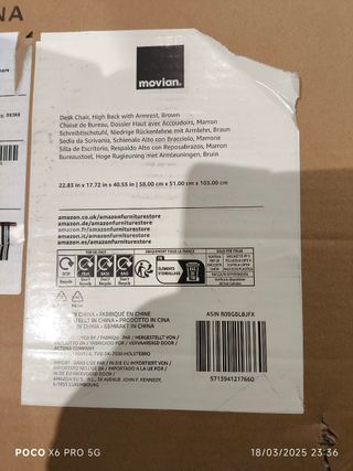 Silla de escritorio modelo winslow