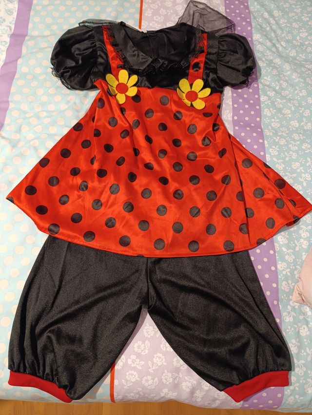 Disfraz mariquita 7 - 9 años