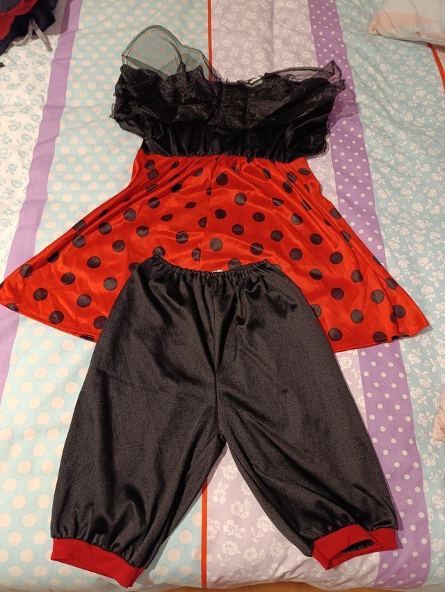 Disfraz mariquita 7 - 9 años