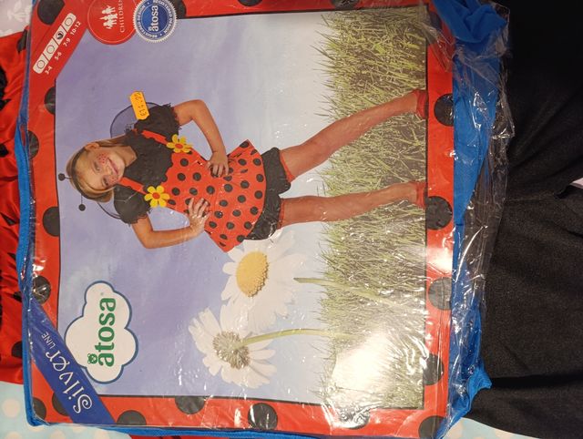 Disfraz mariquita 7 - 9 años