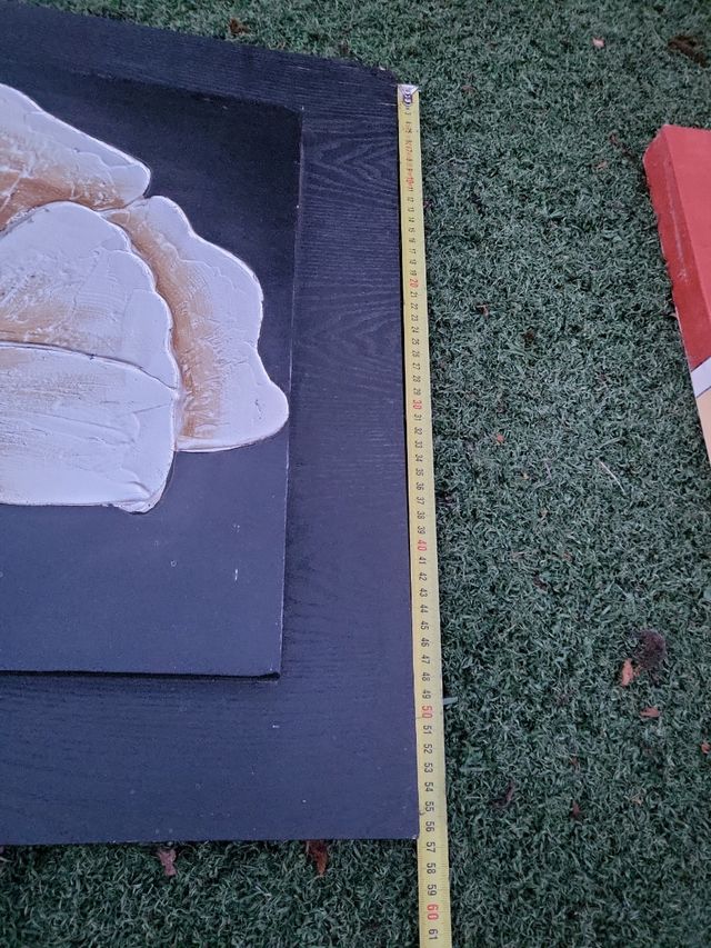 Tríptico Flores Beige - Cuadro