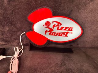 Toys story lampada led pizza planet