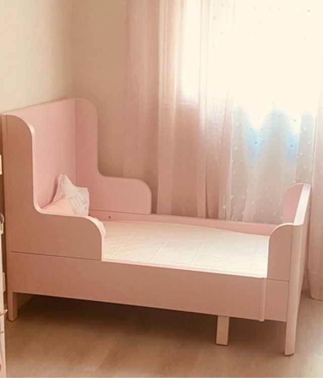 Cama Busunge evolutiva + colchón + protector