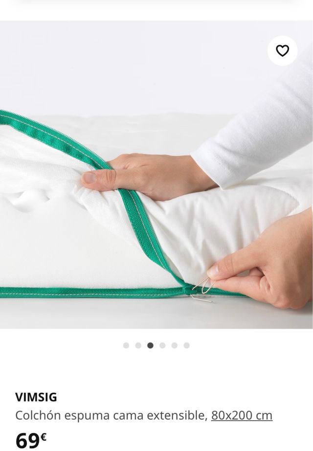 Cama Busunge evolutiva + colchón + protector