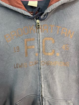Sudadera Nike vintage Brookhattan F.C. azul S