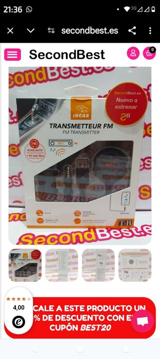 TRANSMISOR FM RADIO UNIVERSAL