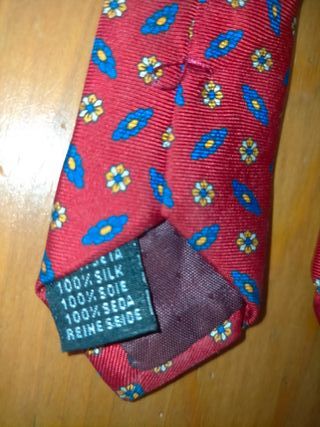 Corbata de seda italiana