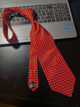 Corbata de seda italiana