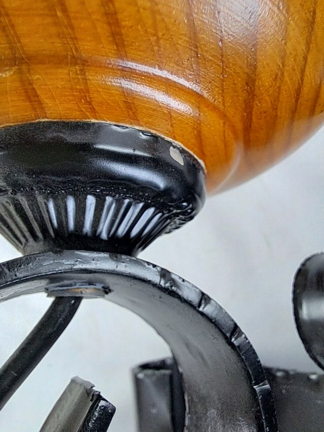 APLIQUE PARED DE FORJA ARTESANA - ESTÍLO RÚSTICO