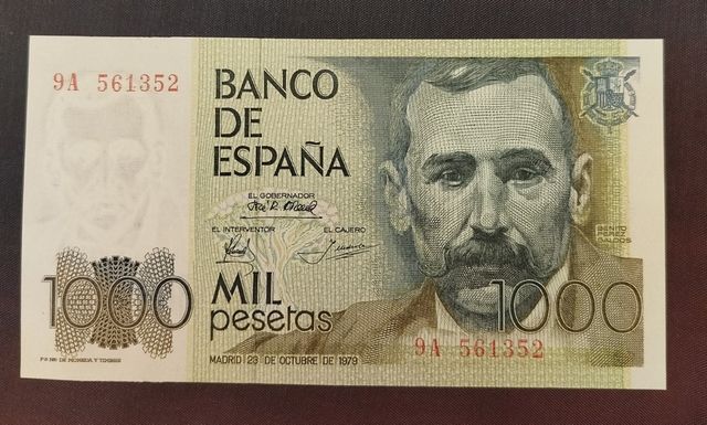 Billete 1000 Pesetas 1979 9A
