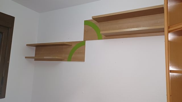 Estanterías madera infantil