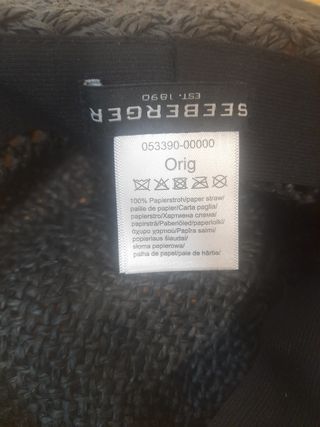 Sombrero Seeberger gris - Verano
Pamela sombrero S