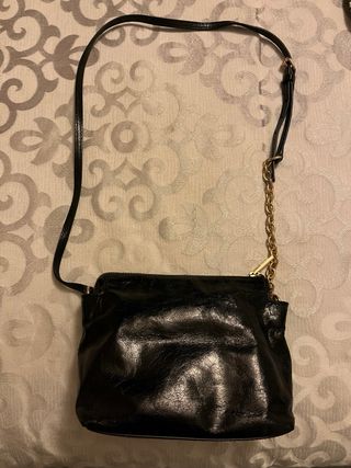 Bolso BIMBA Y LOLA negro de piel.