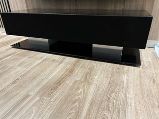 Mueble TV negro  Mueble equipo sonido