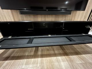 Mueble TV negro  Mueble equipo sonido