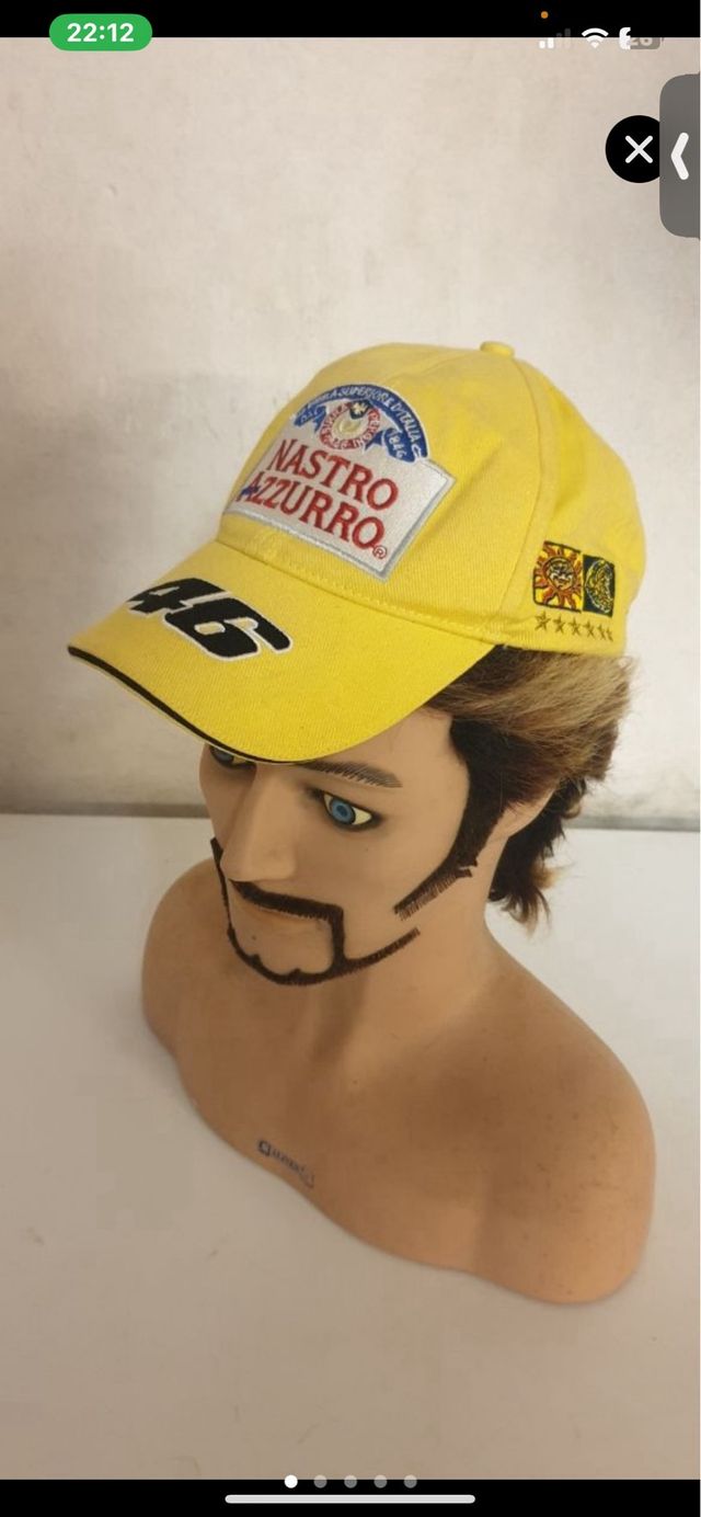 Casco modellino vr46 con cappellino the doctor