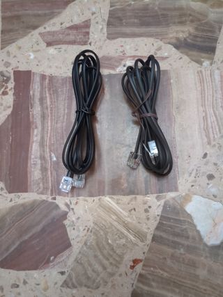 2 Cables Teléfonicos RJ11 (2m)