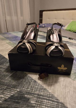 Zapatos mujer tacón 40 negros