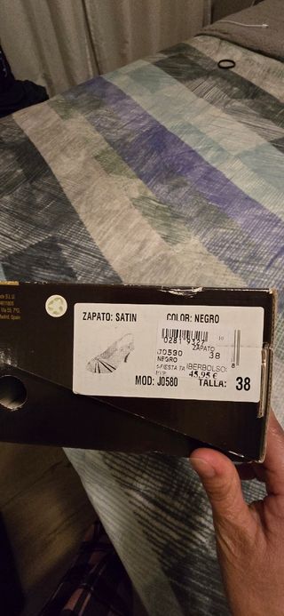 Zapatos mujer tacón 40 negros