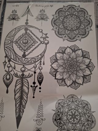 Tatuajes temporales - Mandalas