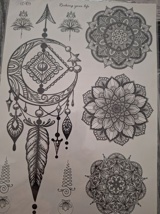 Tatuajes temporales - Mandalas