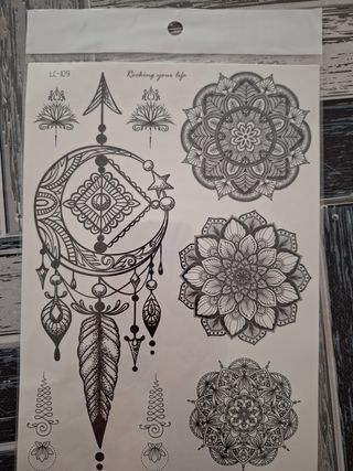 Tatuajes temporales - Mandalas