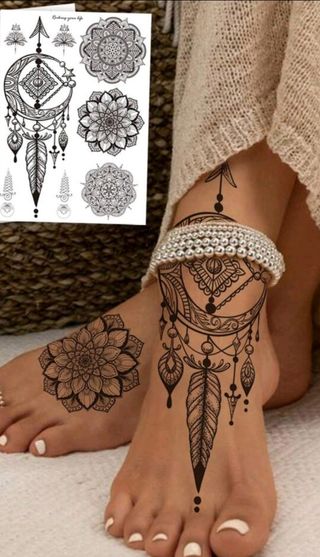 Tatuajes temporales - Mandalas