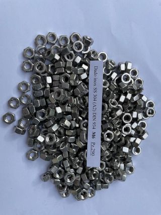 Dado inox SS 304 A2 UNI 5588 M5 M6