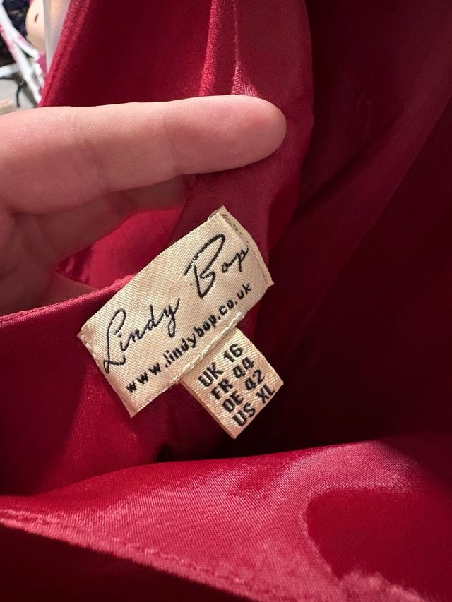 Vestido rojo Lindy Bop - Talla L