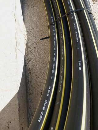 Tubería de polietileno PE 100 para gas 40 mm X 3.7