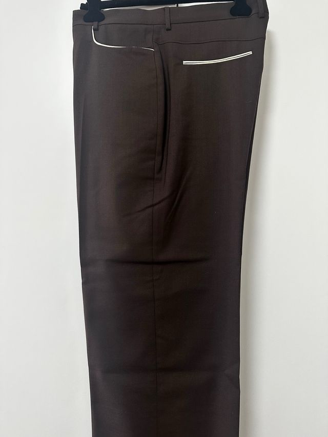Zara x Harry Lambert Brown Pants