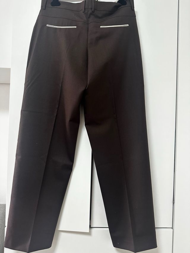 Zara x Harry Lambert Brown Pants