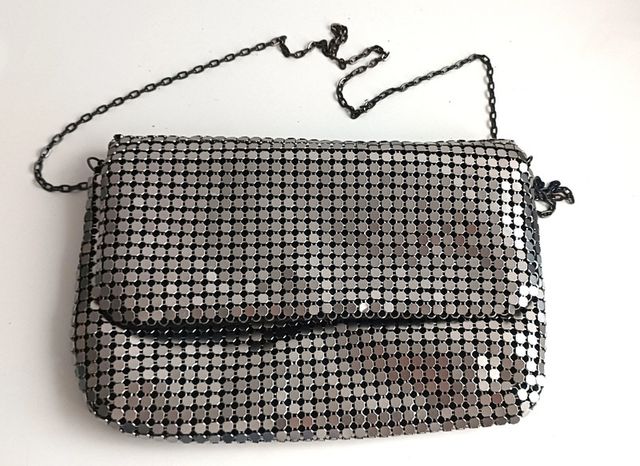 Bolso de malla metálica Sfera